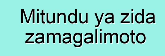 Mitundu ya zida zamagalimoto