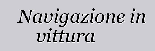 Navigazione in vittura