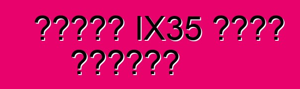 ሀዩንዳይ IX35 መኪና። ግምገማዎች