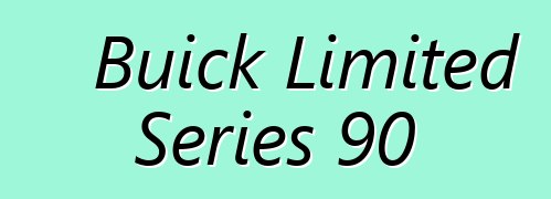 Buick Limited Series 90