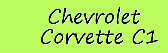 Chevrolet Corvette C1