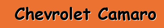 Chevrolet Camaro