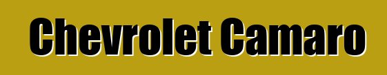 Chevrolet Camaro