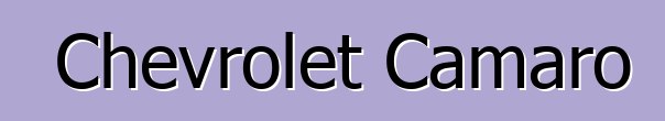 Chevrolet Camaro