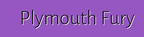 Plymouth Fury