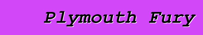 Plymouth Fury