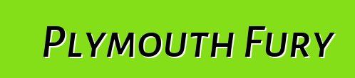 Plymouth Fury