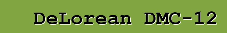 DeLorean DMC-12