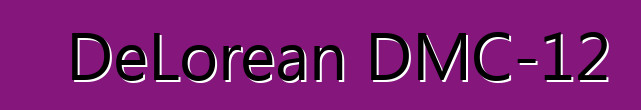 DeLorean DMC-12