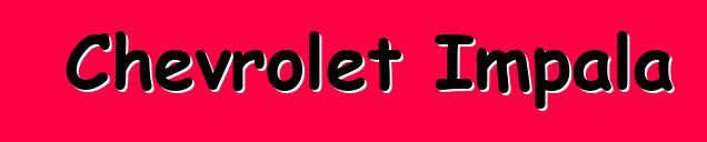 Chevrolet Impala