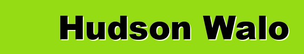 Hudson Walo