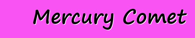 Mercury Comet