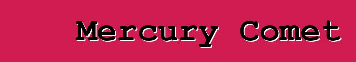 Mercury Comet
