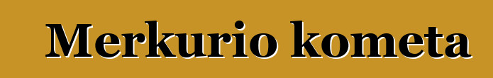 Merkurio kometa