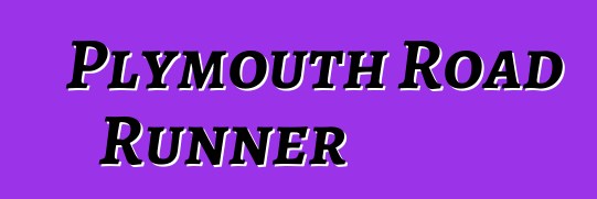 Plymouth Road Runner