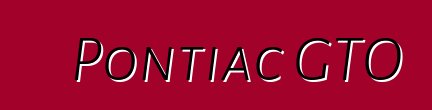 Pontiac GTO