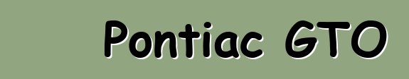 Pontiac GTO