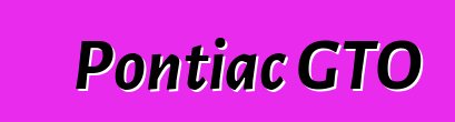 Pontiac GTO