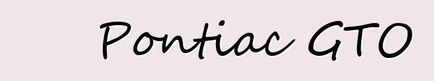 Pontiac GTO