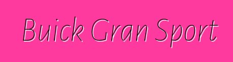 Buick Gran Sport