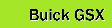 Buick GSX