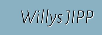 Willys JIPP