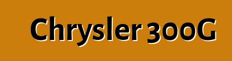 Chrysler 300G