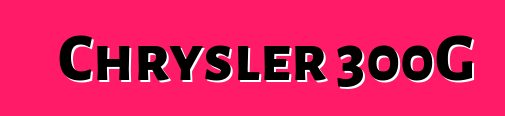Chrysler 300G