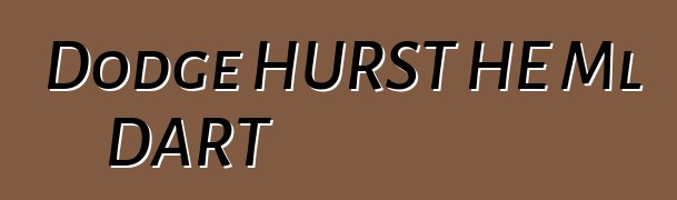 Dodge HURST HE Ml DART