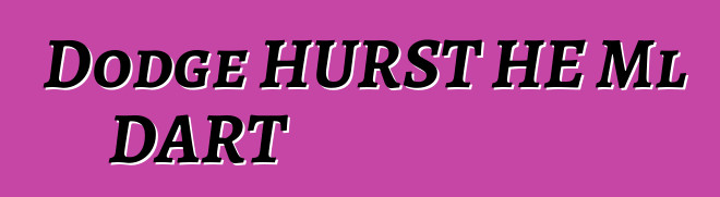 Dodge HURST HE Ml DART