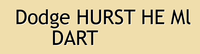 Dodge HURST HE Ml DART