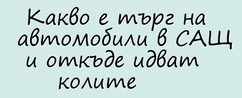 Какво е търг на автомобили в САЩ и откъде идват колите