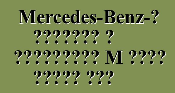 Mercedes-Benz-ը ստեղծել է պապամոբիլ M դասի հիման վրա