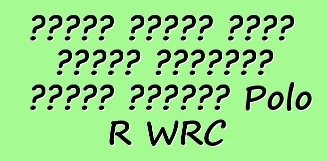 أعلنت فولكس فاجن أسعار الإصدار الخاص لبطولة Polo R WRC