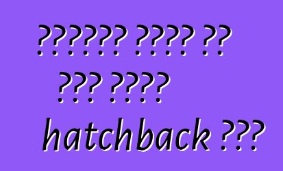 ቮልስዋገን አነሳ። ወደ አገር አቋራጭ hatchback ገበያ