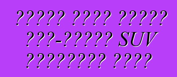 ফোর্ড একটি বাজেট সাত-সিটার SUV প্রস্তুত করছে