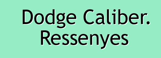 Dodge Caliber. Ressenyes
