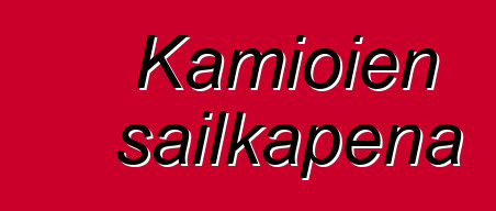 Kamioien sailkapena