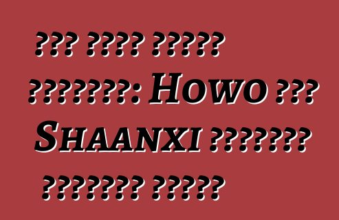 চীন থেকে বিশেষ সরঞ্জাম: Howo এবং Shaanxi কংক্রিট মিক্সার ট্রাক