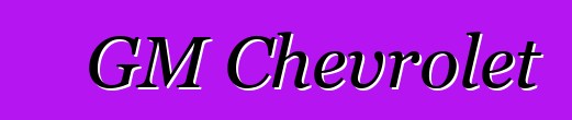GM Chevrolet