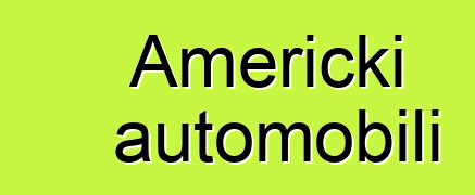 Američki automobili