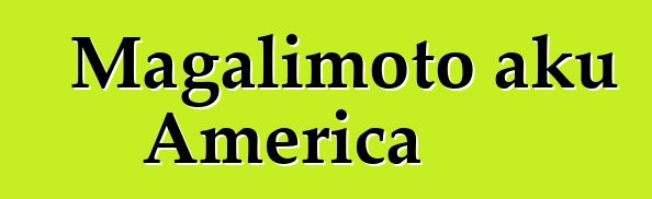 Magalimoto aku America