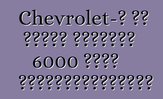 Chevrolet-ը չի կարող վաճառել 6000 վոլտ էլեկտրամոբիլներ