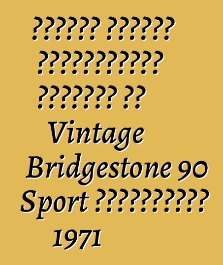 Անհայտ անձինք թոշակառուից գողացել են Vintage Bridgestone 90 Sport մոտոցիկլետ 1971