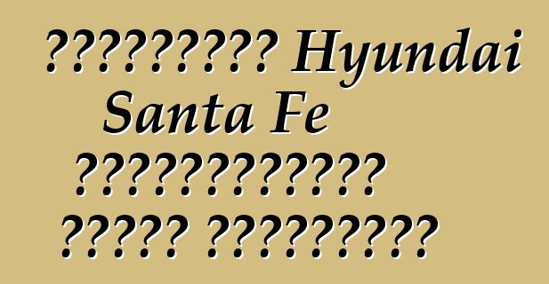 Թարմացված Hyundai Santa Fe լուսանկարված առանց քողարկման