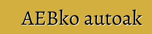 AEBko autoak