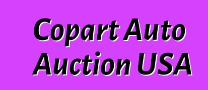 Copart Auto Auction USA