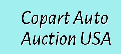 Copart Auto Auction USA