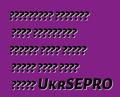ইউক্রেনের কাস্টমস একটি রেজিস্টার ছাড়াই একটি গাড়ি ইস্যু করতে শুরু করেছে UkrSEPRO