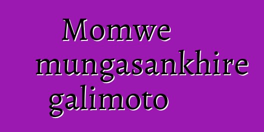 Momwe mungasankhire galimoto